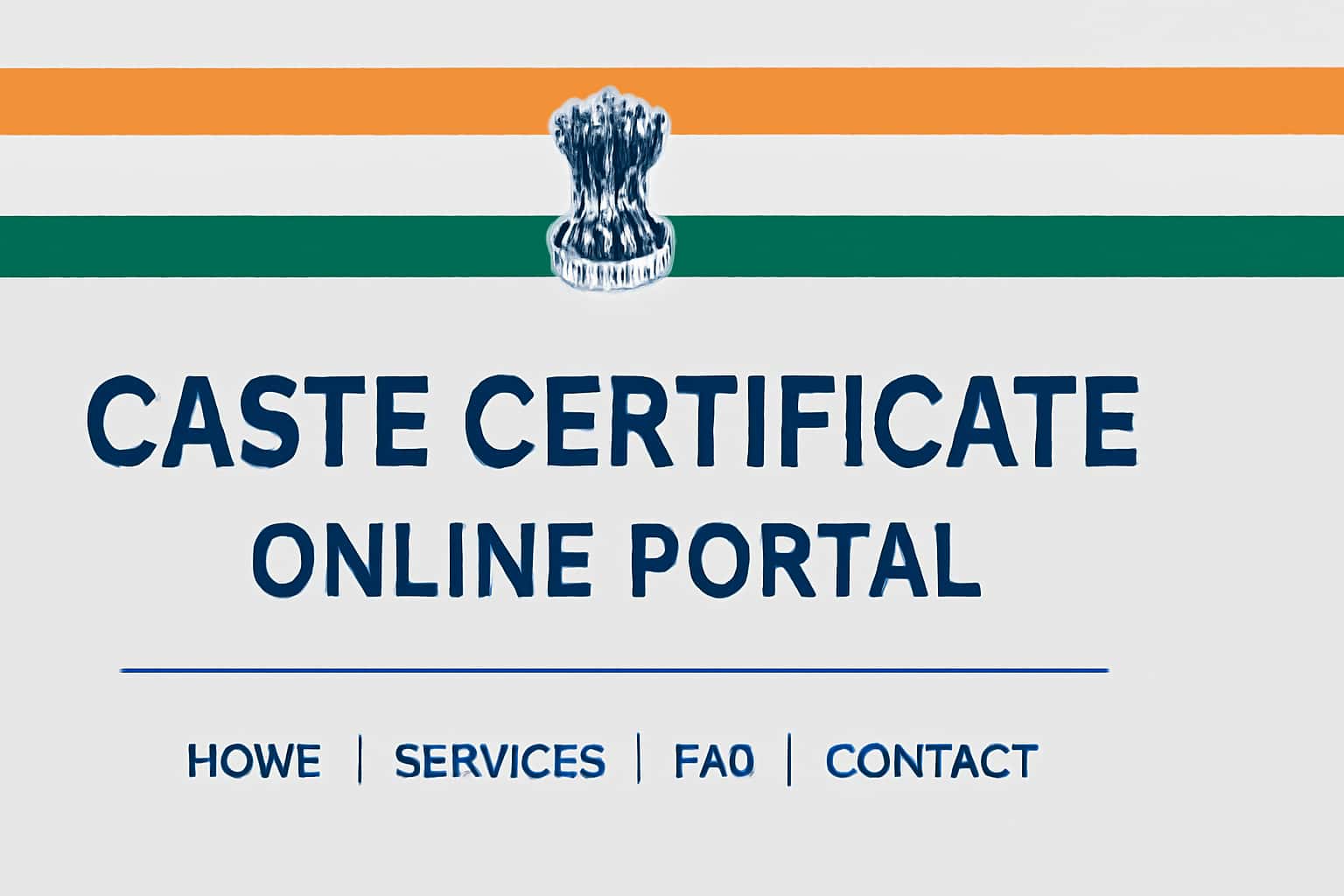 Caste Certificate Online Portal Overview